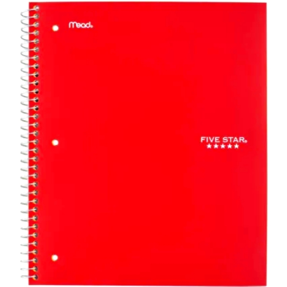 Five Star Spiral Notebook